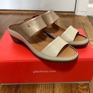 Pikolinos Huelva leather sandals. Size 37 (US7). Brand new